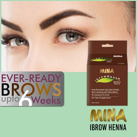 MinaiBrow lifestyle bathroom setup showing at-home easy use