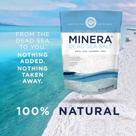 Minera bags next to common items showing scale and convenient 5 lb portions