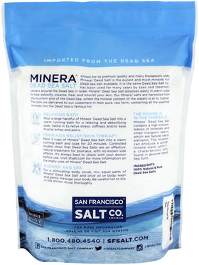 Minera on a bathroom shelf in lifestyle setting, brand integrated into spa routine