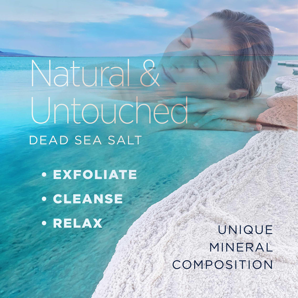 Minera fine-grain salt texture close-up highlighting fast-dissolving crystals