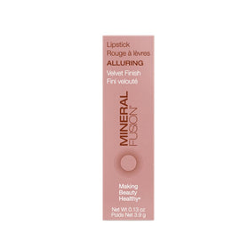 Mineral Fusion open lipstick bullet highlighting smooth applicator for precise wear