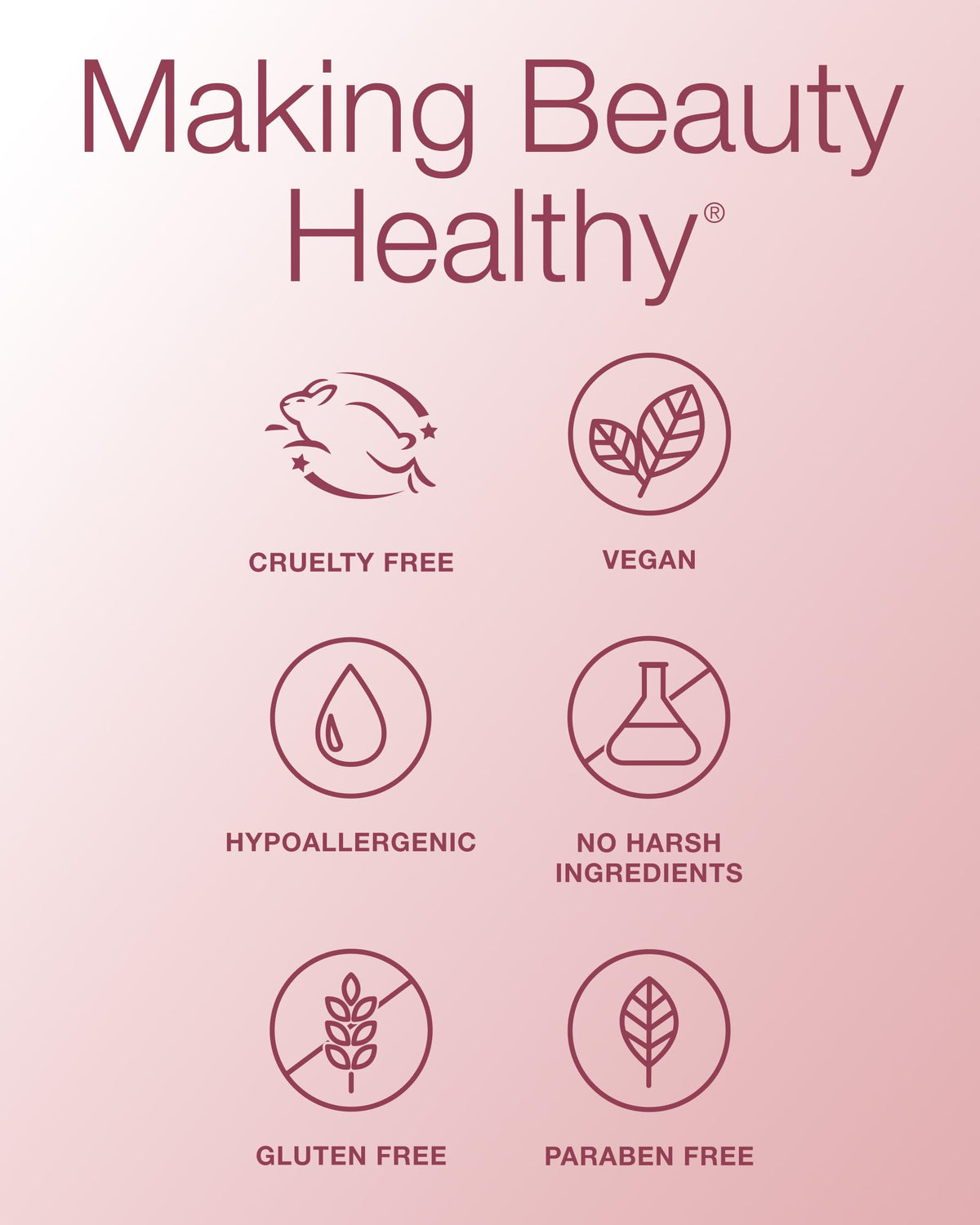 Mineral Fusion label closeup showing ingredient-free claims and clean formula