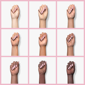 Mineral Fusion applied on a nail for longer-lasting manicure benefit