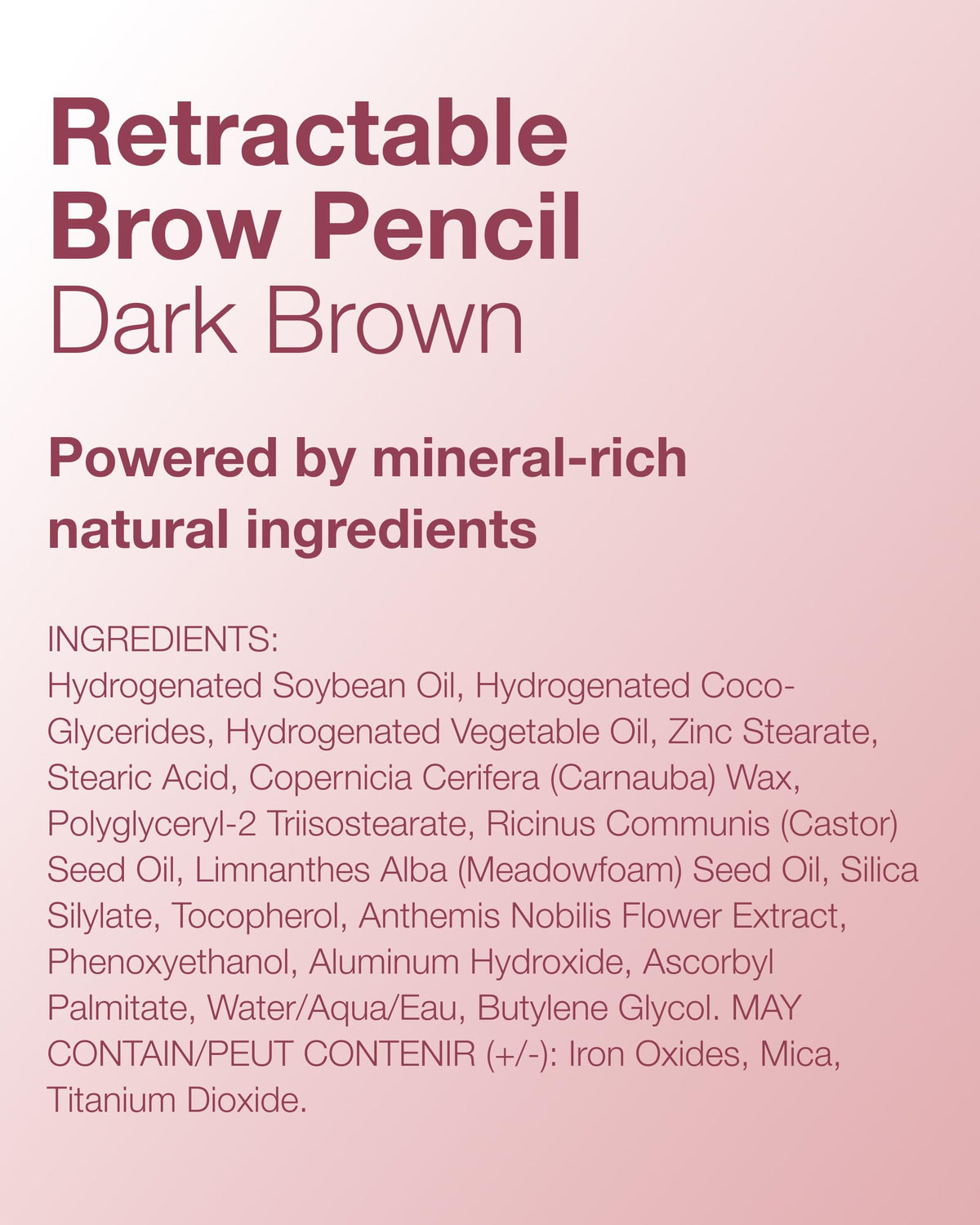 Mineral Fusion pencil with The Zoe Report award badge illustrating recognized beauty performance