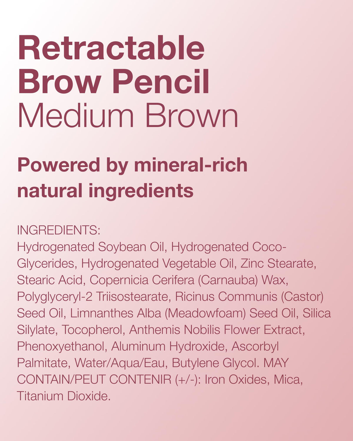 Mineral Fusion ingredients label showing banned-ingredient transparency