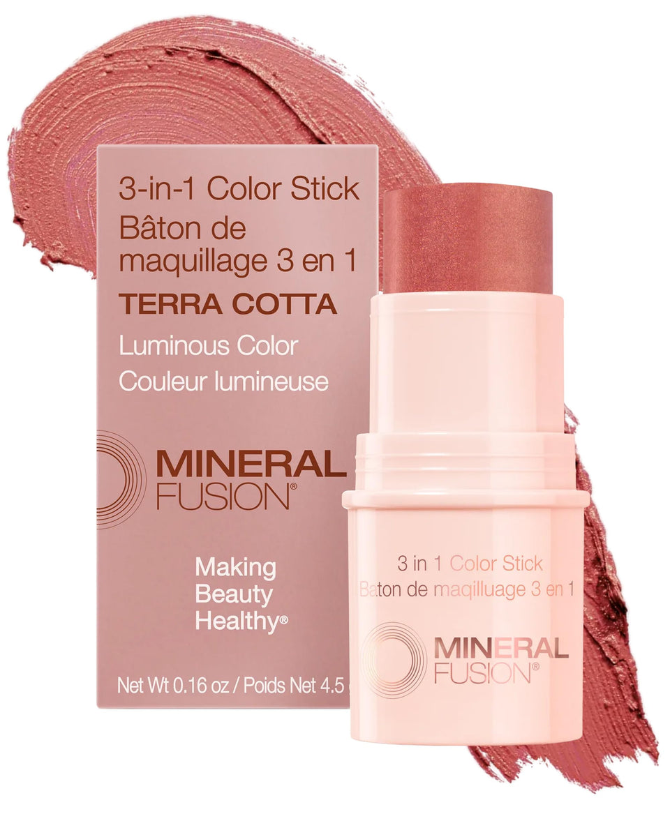 Mineral Fusion front tube showing Terra Cotta shade and compact travel benefit