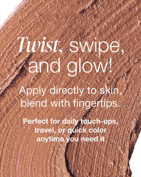 Mineral Fusion color stick packaging label showing clean-ingredient information