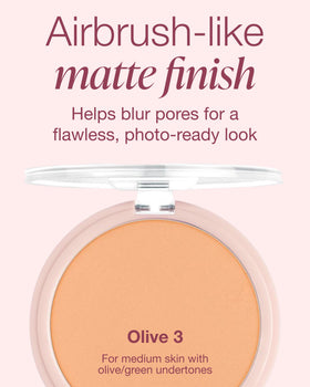 Mineral Fusion compact opened with brush demonstrating easy application benefit