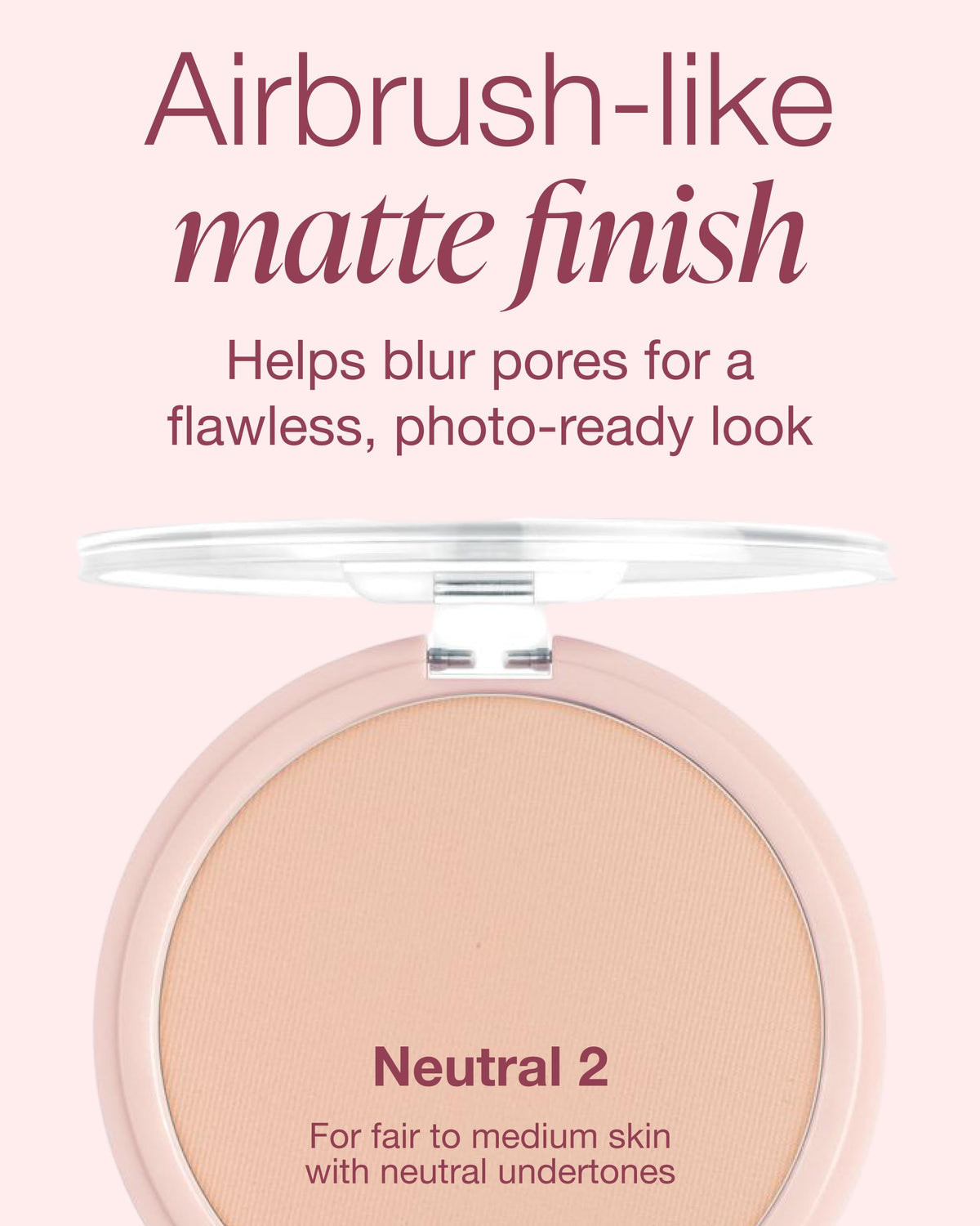 Mineral Fusion compact open with mirror for convenient on-the-go touch ups