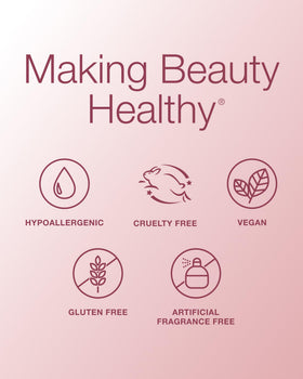Mineral Fusion pencil beside makeup bag suggesting everyday versatility