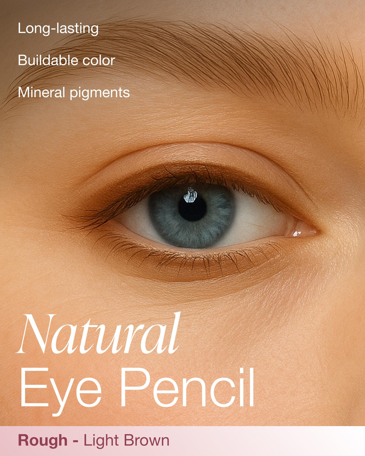 Mineral Fusion pencil tip close-up demonstrating smooth glide and precise control