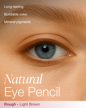 Mineral Fusion pencil tip close-up demonstrating smooth glide and precise control