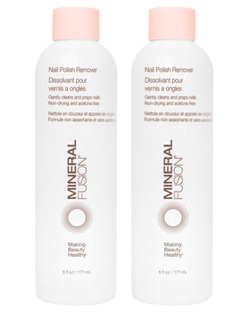 Mineral Fusion front bottle view showing label and gentle remover benefits