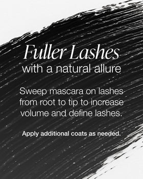 Mineral Fusion before and after lashes comparison highlighting visible volume improvement