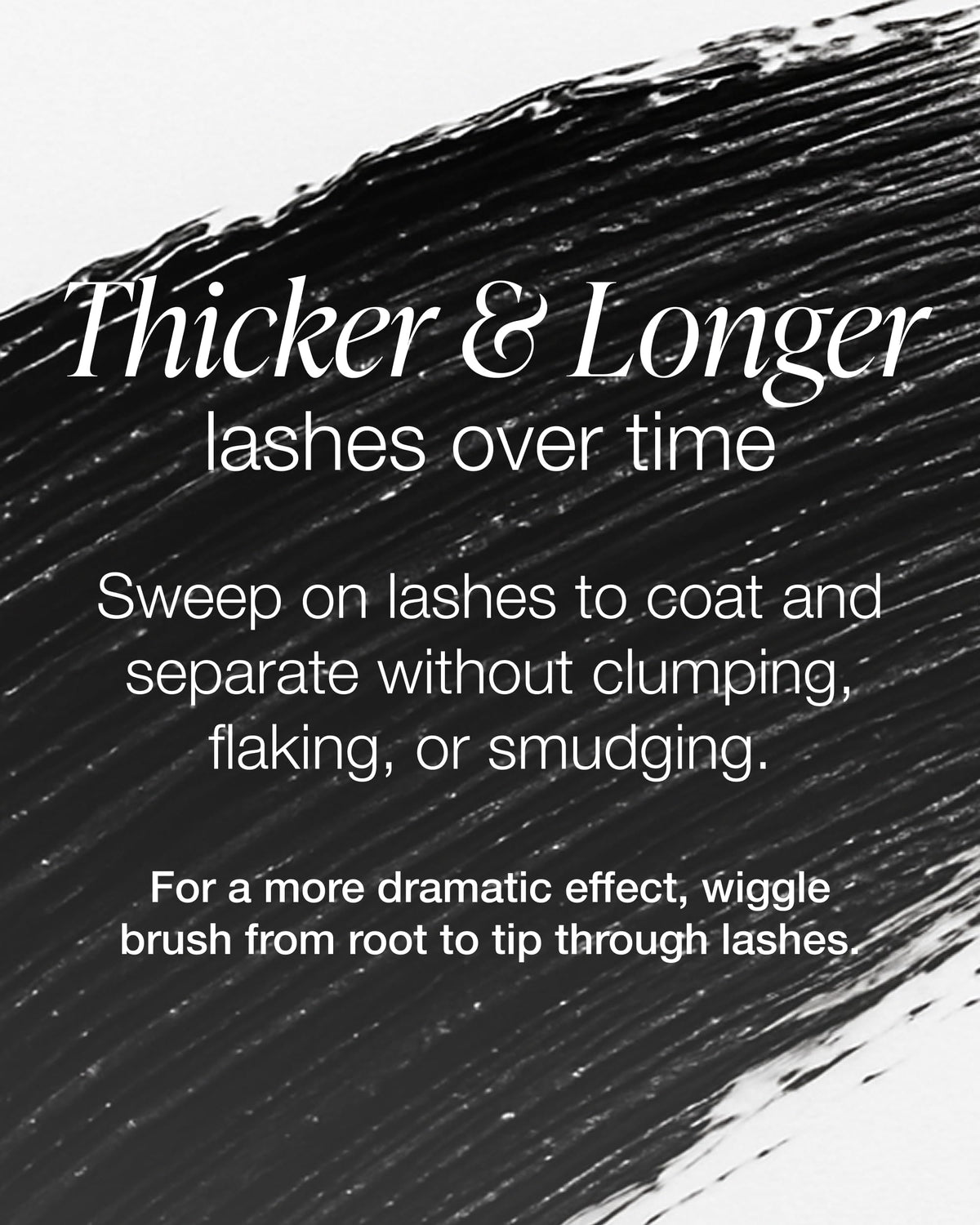 Mineral Fusion before and after lashes demonstrating added volume