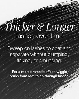 Mineral Fusion before and after lashes demonstrating added volume