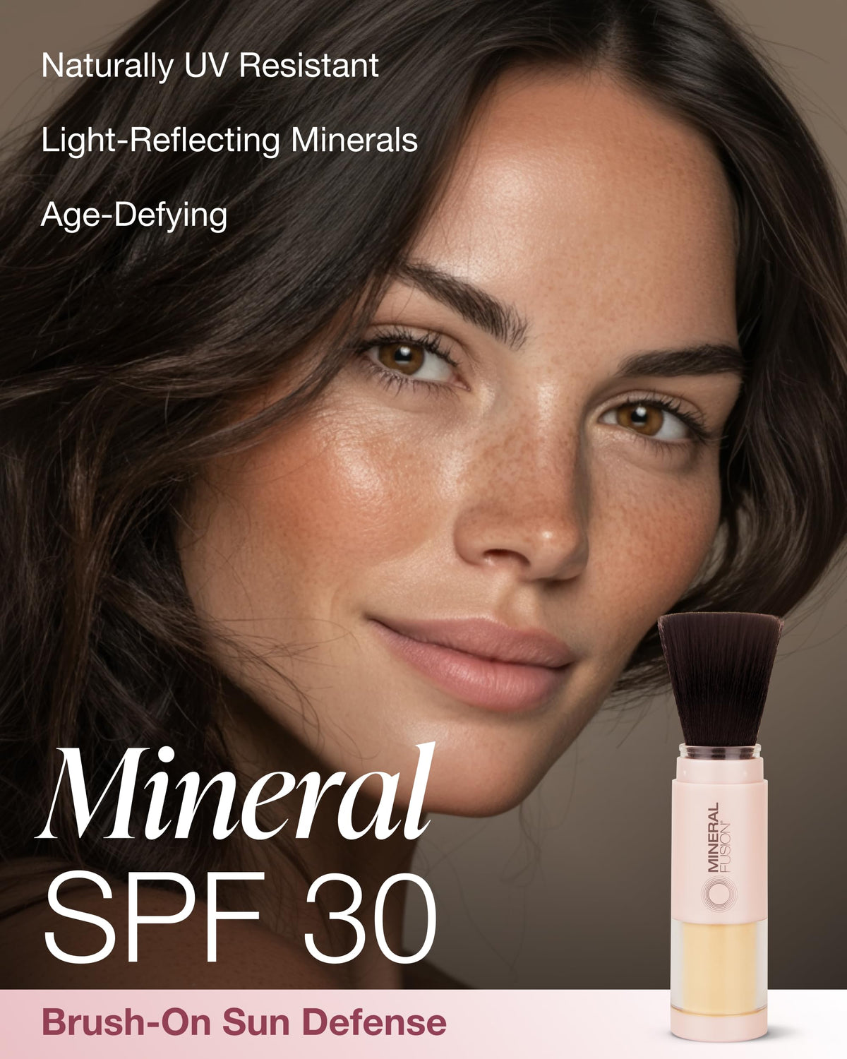 Mineral Fusion open brush top view ready for quick touch-ups and easy application