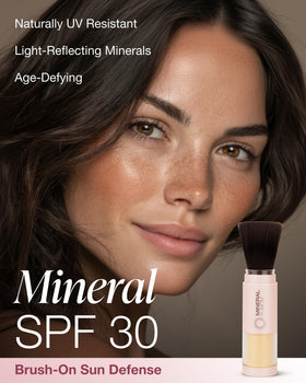Mineral Fusion open brush top view ready for quick touch-ups and easy application