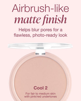 Mineral Fusion open compact with brush demonstrating easy on-the-go application