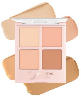 Mineral Fusion palette front packaging showing compact convenience and full coverage