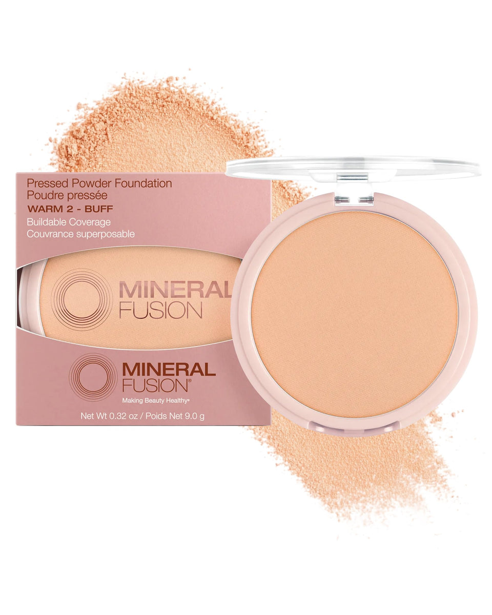 Mineral Fusion compact front view showing matte finish benefit