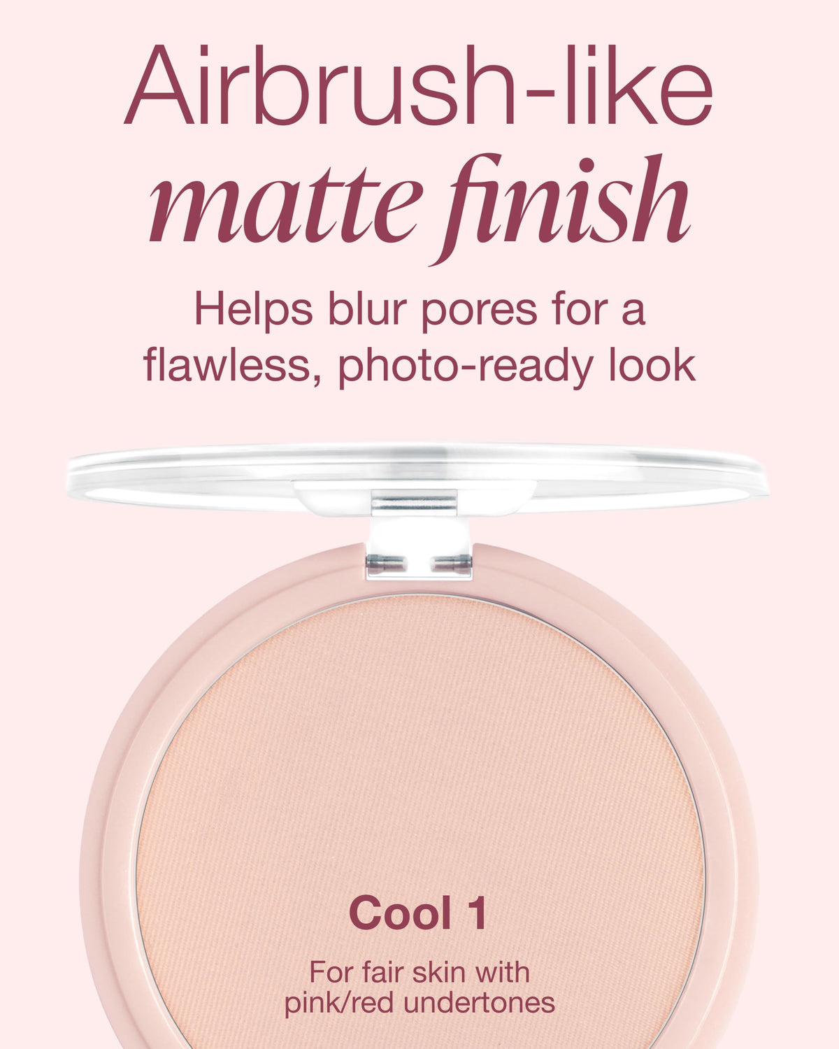 Mineral Fusion close-up texture of powder showing silky triple-milled finish