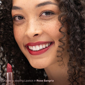 Mineral Fusion lipstick bullet close-up highlighting smooth tip for precise application