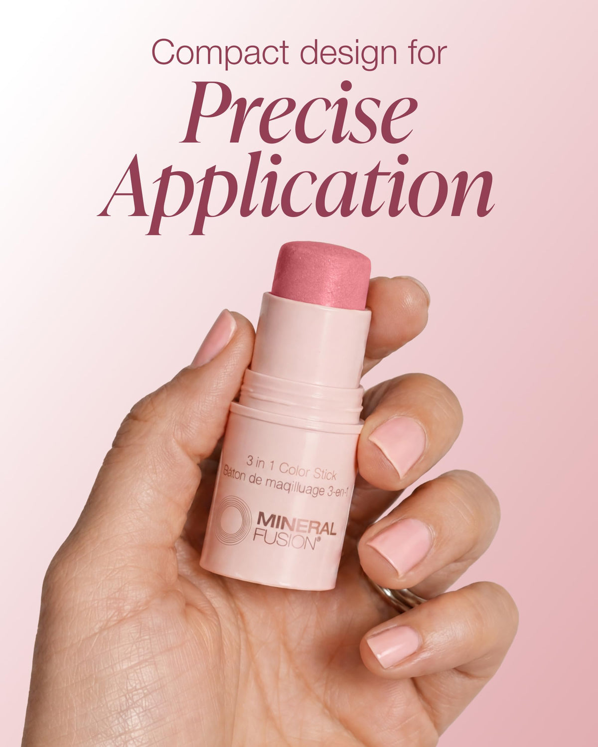 Mineral Fusion rosette closed twist tube highlighting leak-proof convenience and portability
