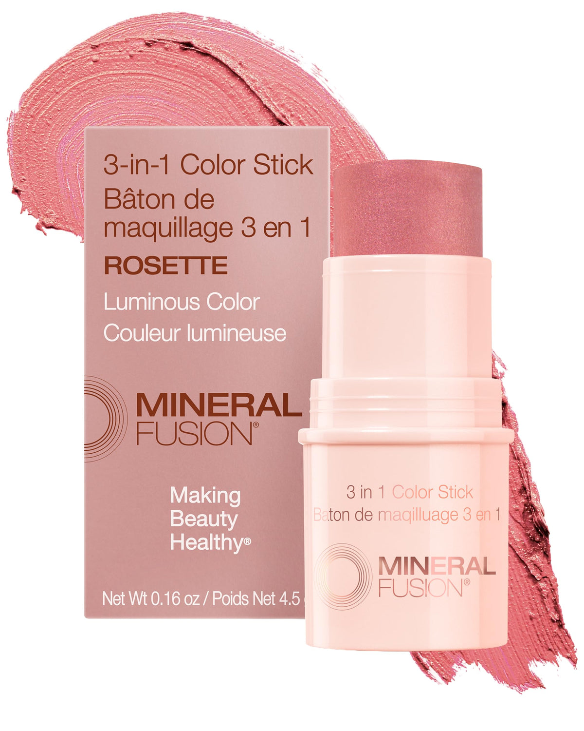 Mineral Fusion rosette front tube showing compact travel-ready design and twist mechanism