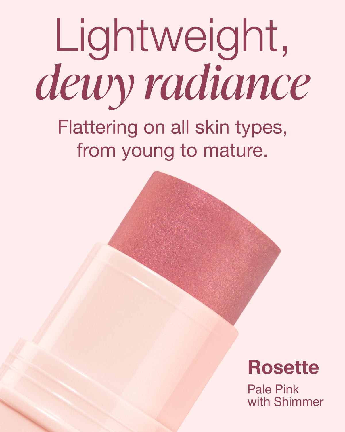 Mineral Fusion rosette texture closeup showing smooth, moisturizing cream finish