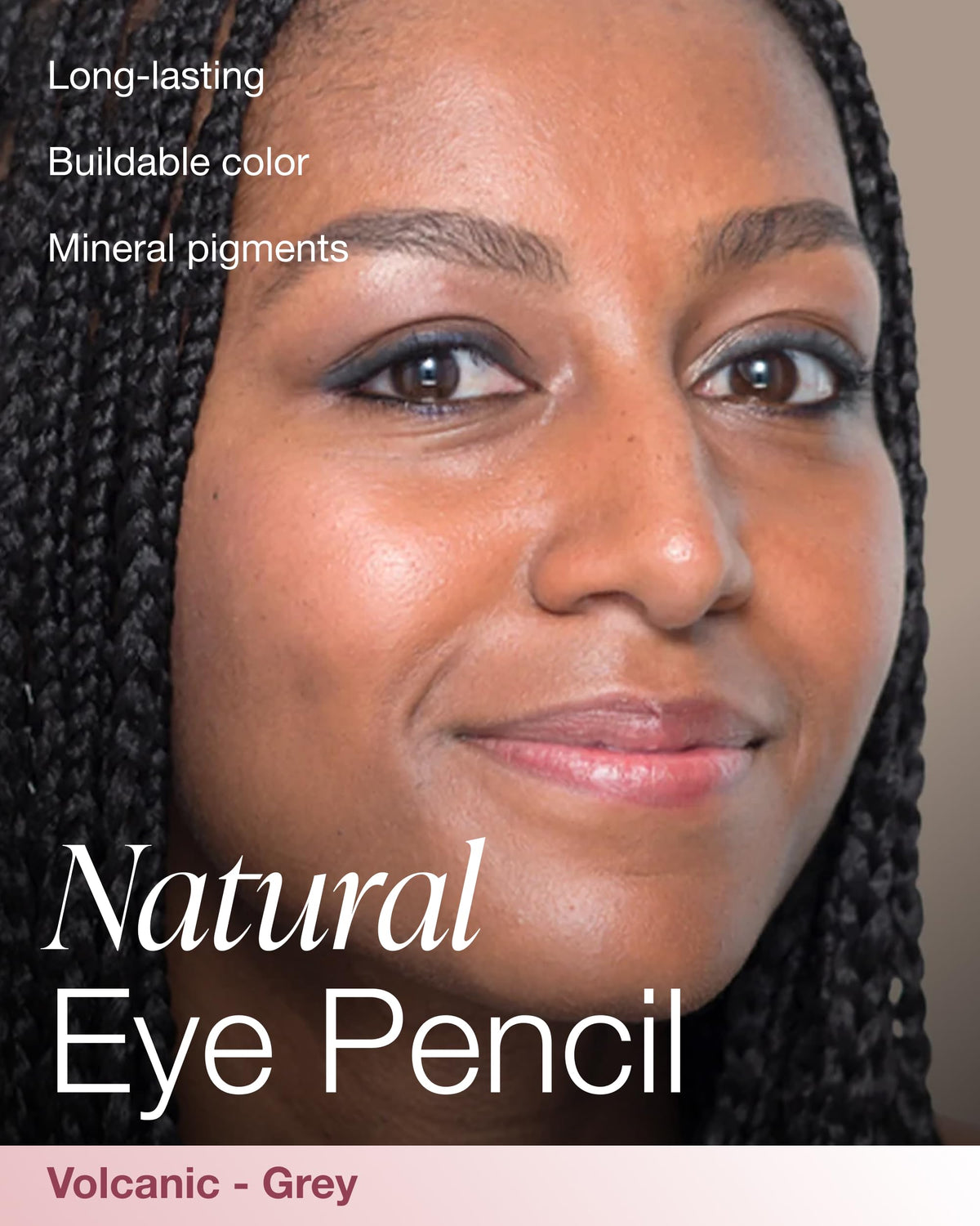 Mineral Fusion pencil tip close-up highlighting smooth glide and precision