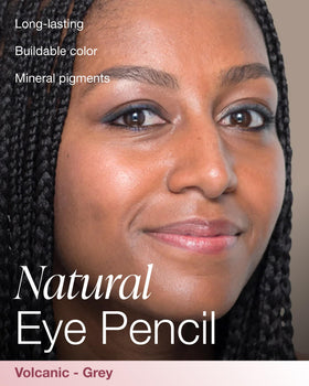 Mineral Fusion pencil tip close-up highlighting smooth glide and precision