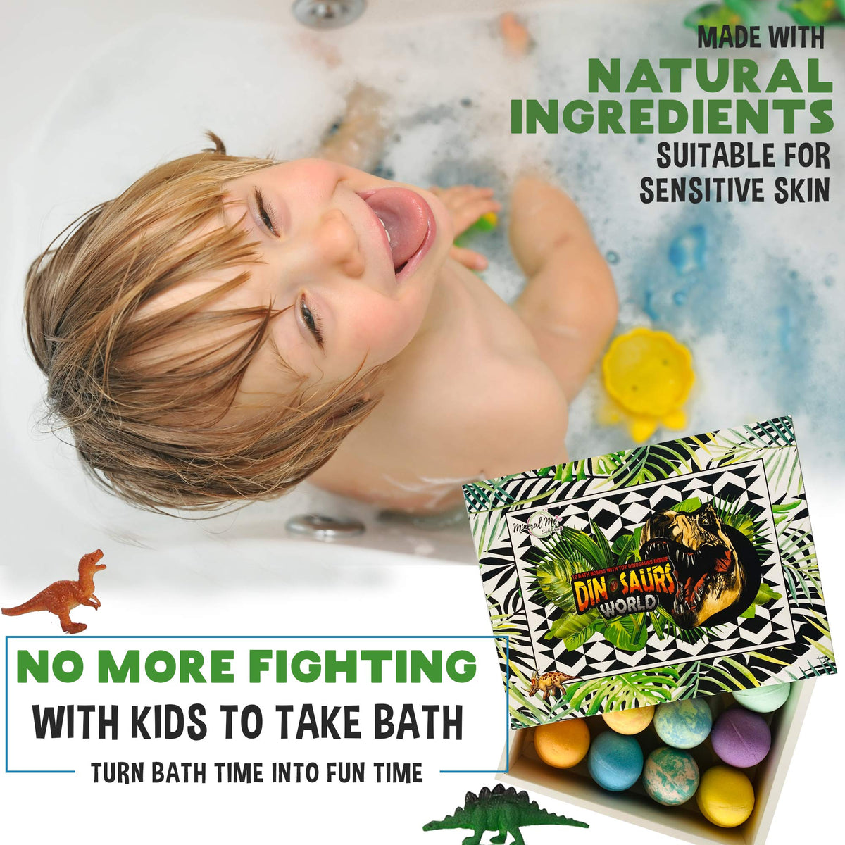 Mineral Me California lineup of 12 scented eggs arranged by color benefit: scent variety visual