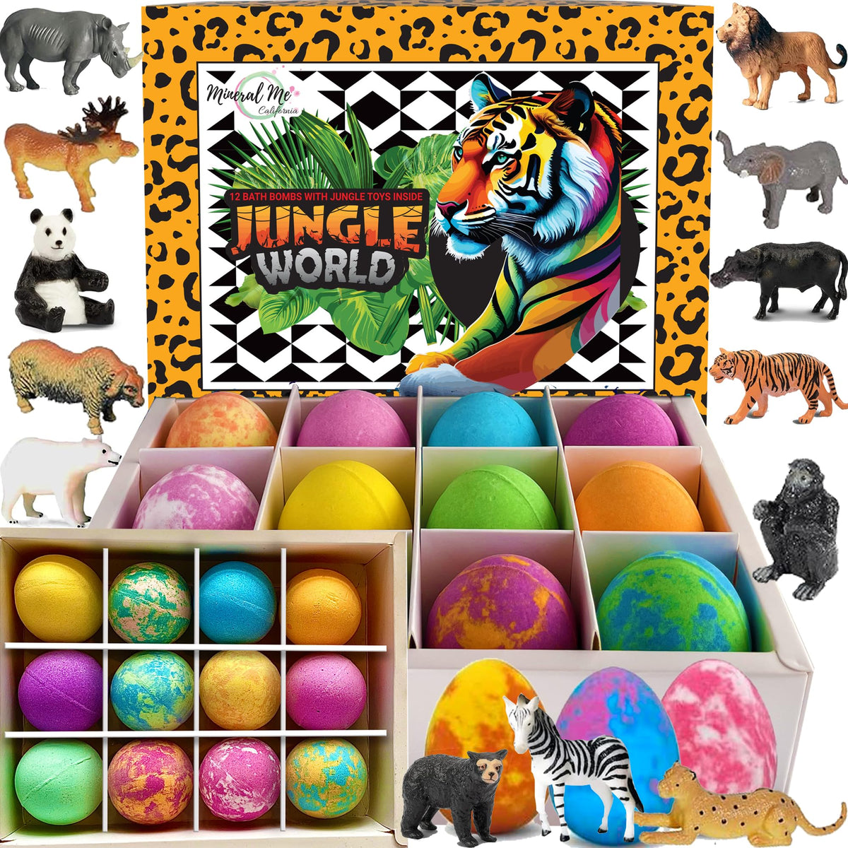 Mineral Me California front packaging showing 12-pack and vibrant branding for easy gifting