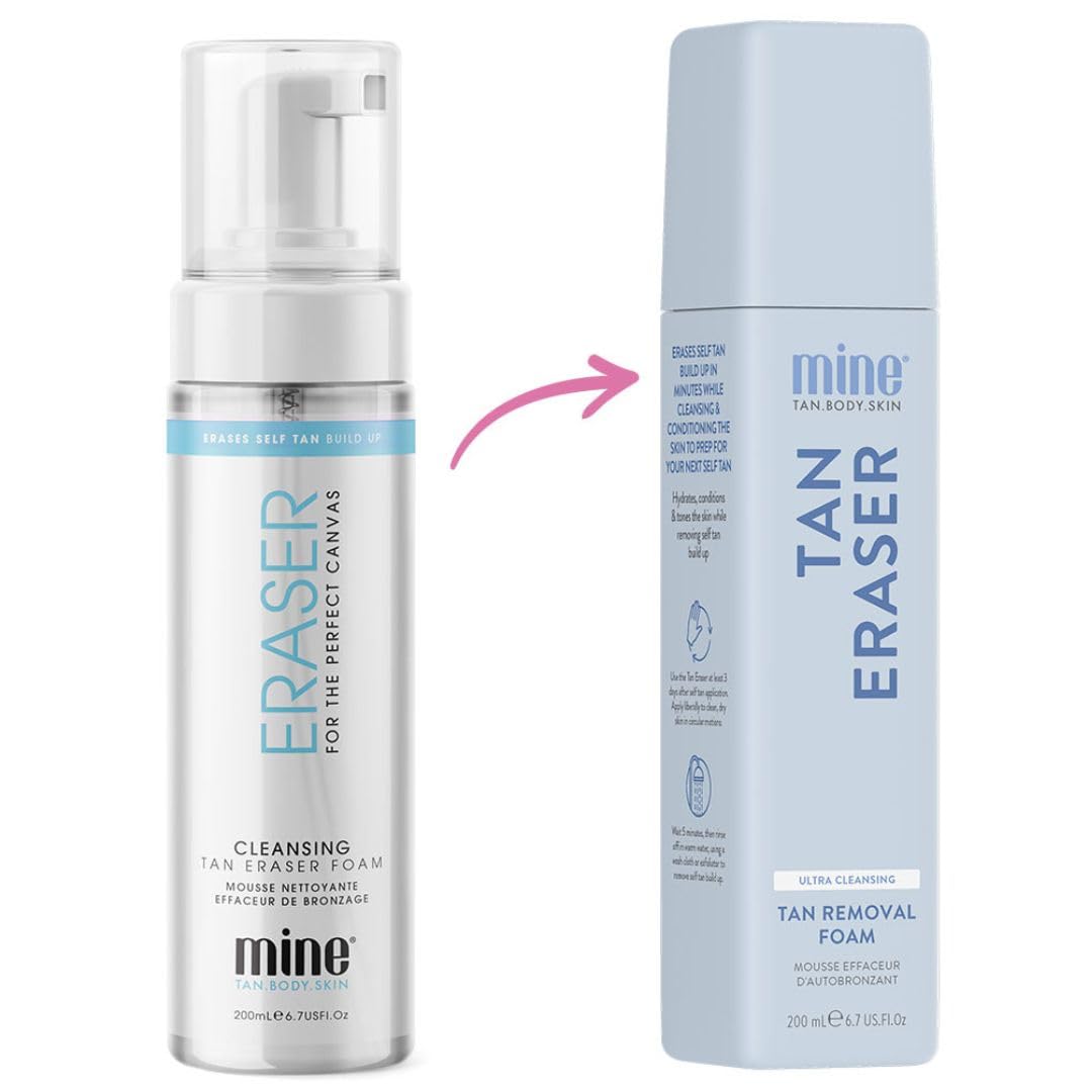 MINETAN BODY.SKIN bathroom lifestyle setup showing pre-tan routine