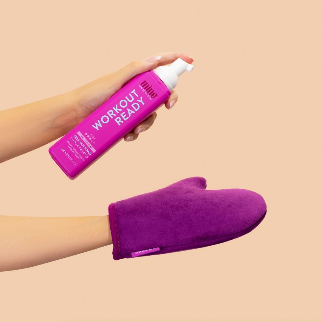 MINETAN BODY.SKIN label close-up highlighting key ingredients like caffeine and guarana