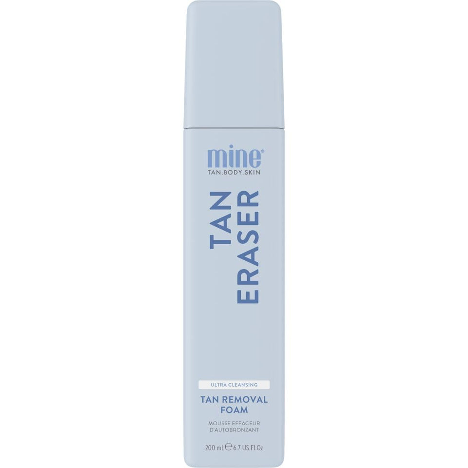 MINETAN BODY.SKIN front packaging showing product and benefit of clean skin