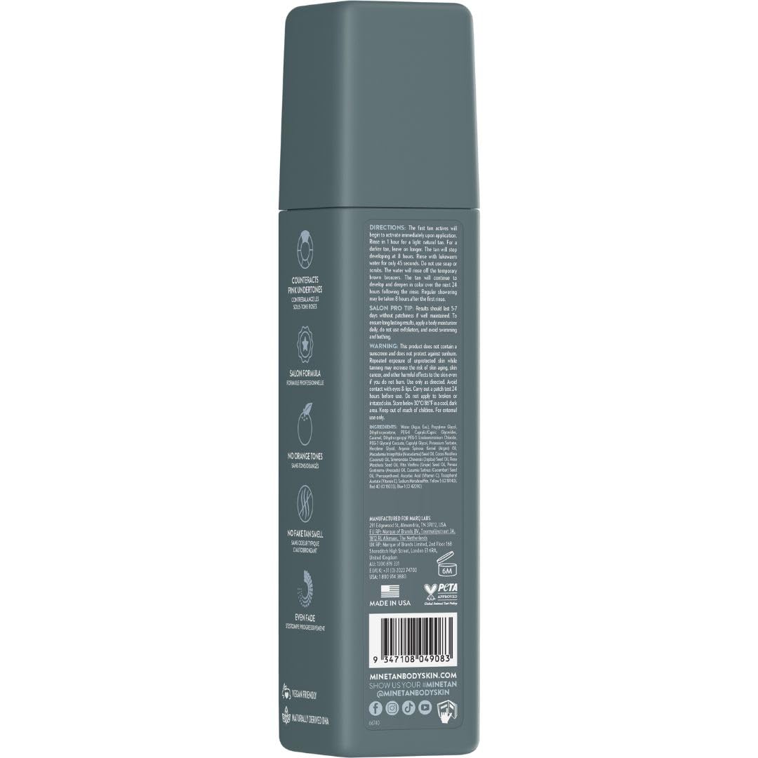 MINETAN BODY.SKIN mousse close-up highlights creamy texture and blendability