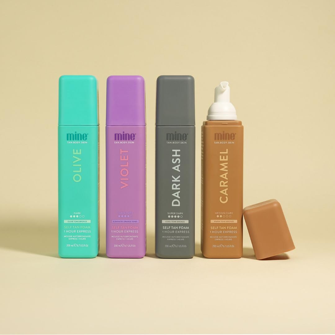 MINETAN BODY.SKIN rinsing step visual shows reveal process and easy cleanup