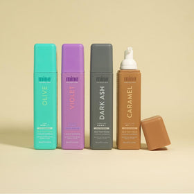MINETAN BODY.SKIN rinsing step visual shows reveal process and easy cleanup