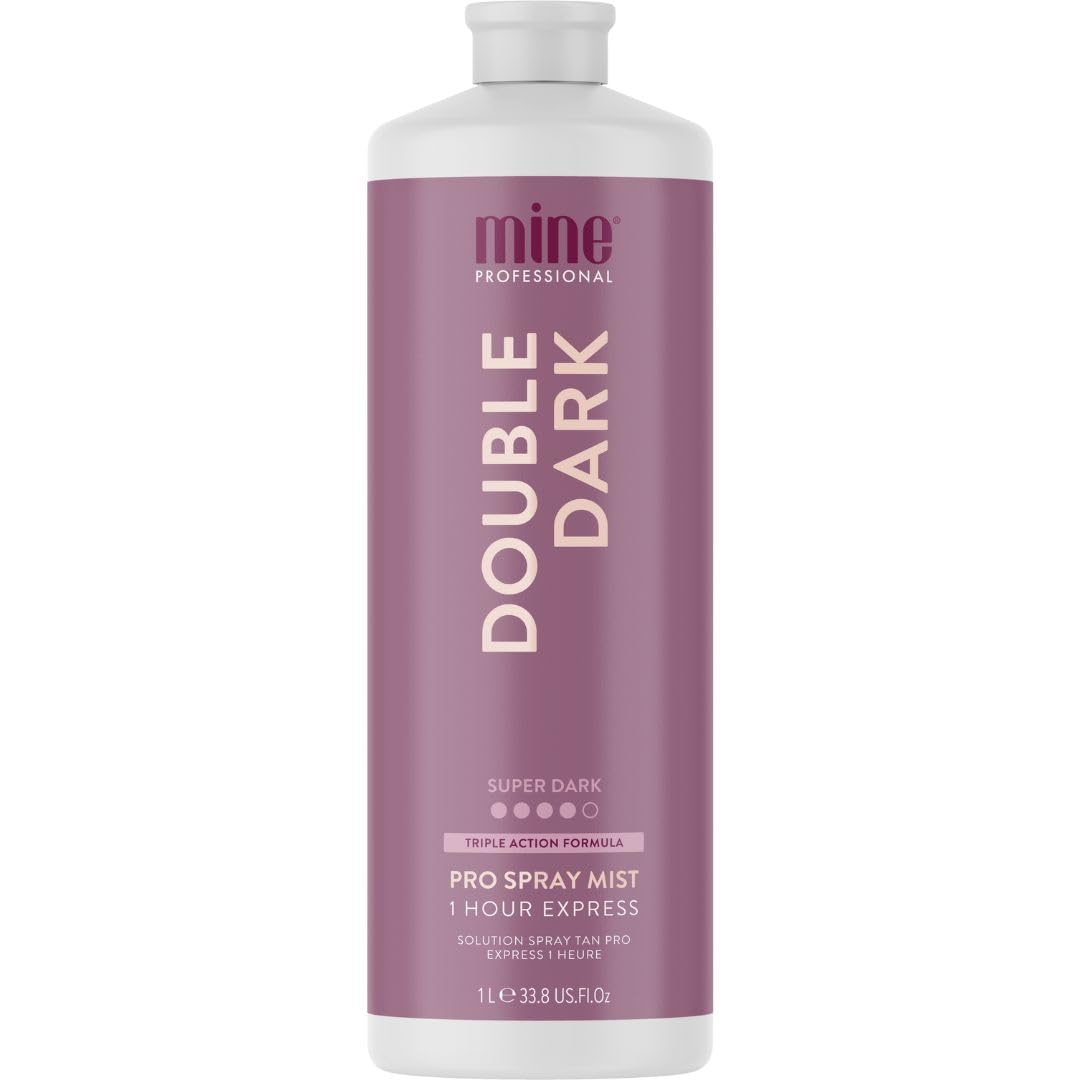 MINETAN BODY.SKIN front bottle view showing deep bronzing mist and brand