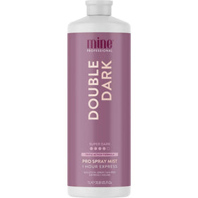 MINETAN BODY.SKIN front bottle view showing deep bronzing mist and brand