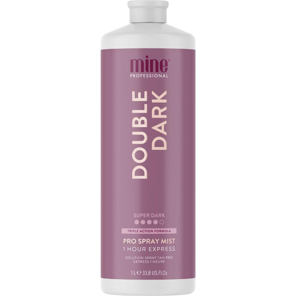 MINETAN BODY.SKIN front bottle view showing deep bronzing mist and brand