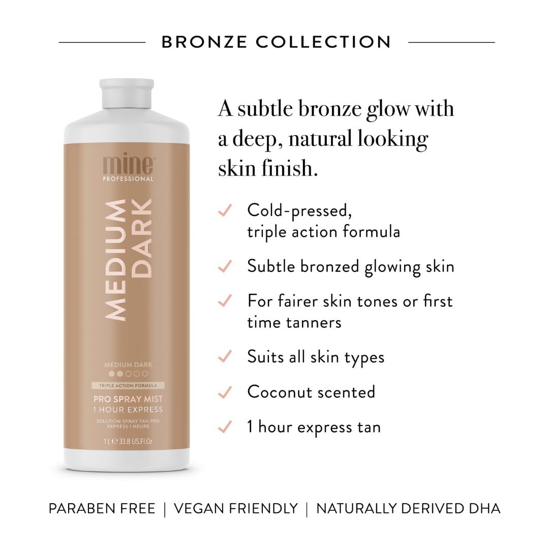 MINETAN spray mist ejecting fine mist for even coverage and quick drying