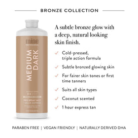 MINETAN spray mist ejecting fine mist for even coverage and quick drying