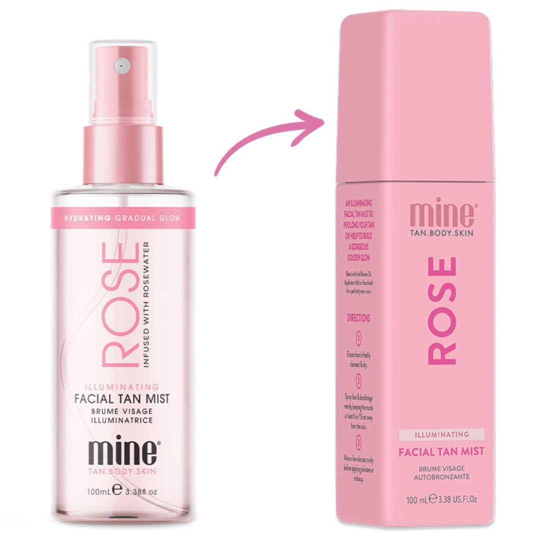 MINETAN BODY.SKIN bottle held in hand for size context and travel-friendly