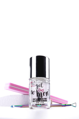 Mini Mani Moo brush-tip closeup displaying applicator precision for neat removal