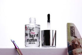 Mini Mani Moo lifestyle bathroom counter setup showing convenient at-home use