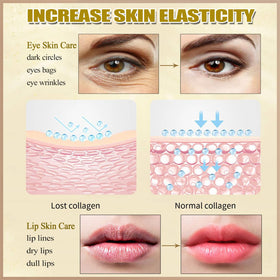 Miniling lip mask on lips displaying hydration and softening effect