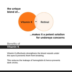 Minimalist close-up label noting retinal ingredient and potency benefit